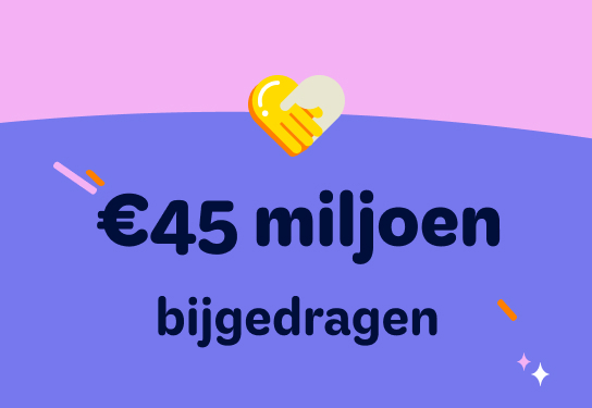 €45 miljoen bijgedragen aan goede doelen - Lot of Happiness