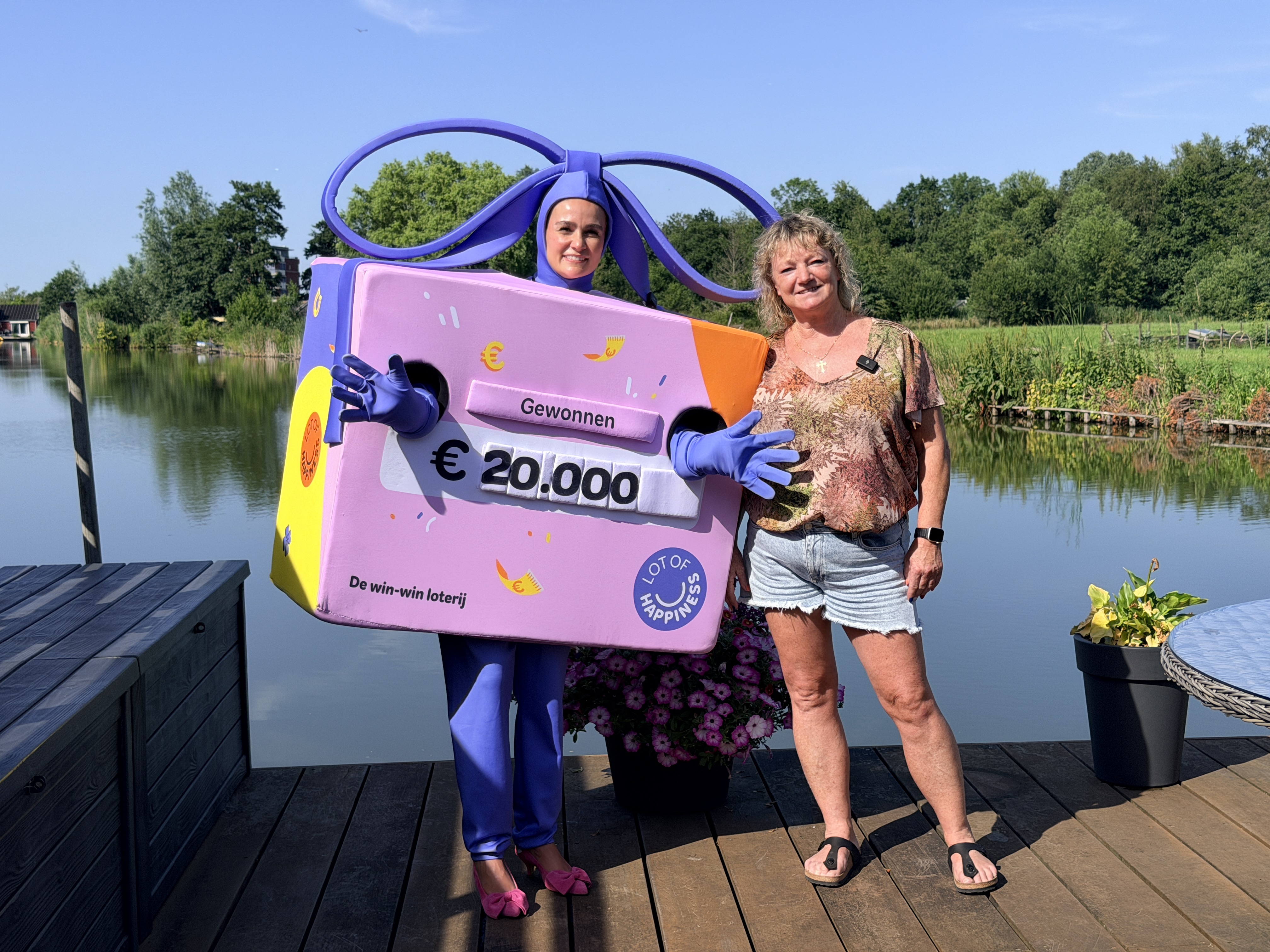 Winnie met win-winnaar Trudy