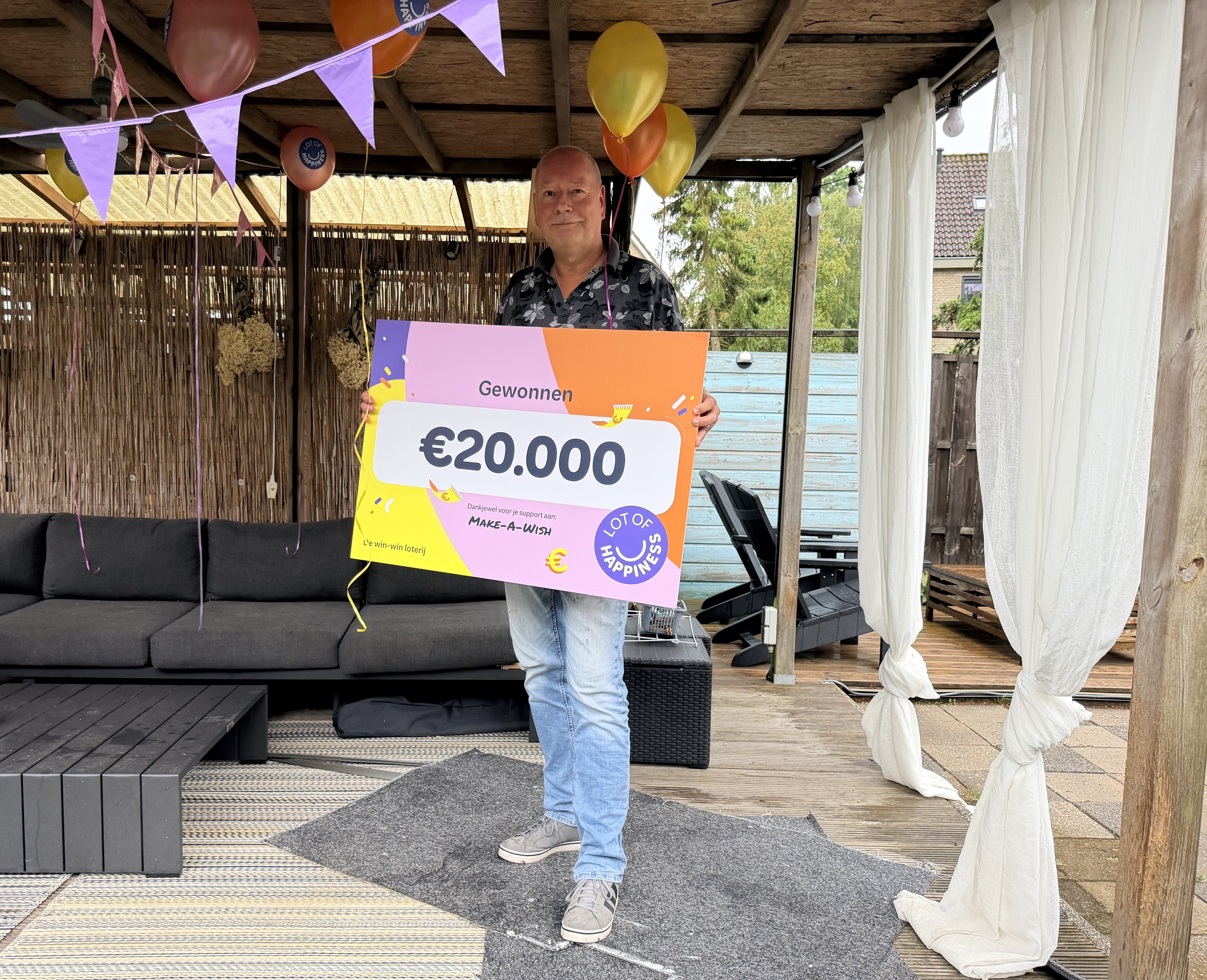 Win-winnaar Gerald wint €20.000
